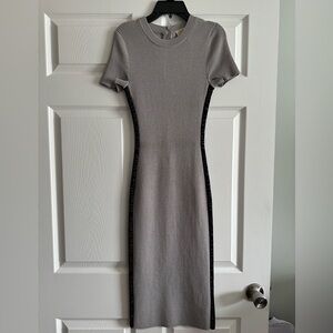 Michael Kors Silver Sparkle Viscose Dress